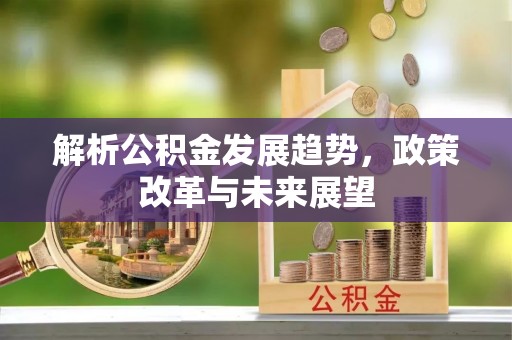 康定解析公积金发展趋势，政策改革与未来展望